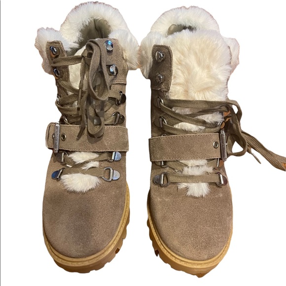 KENDALL & KYLIE “Edison” winter hiking shearling boot Size 7.5 - Picture 2 of 9